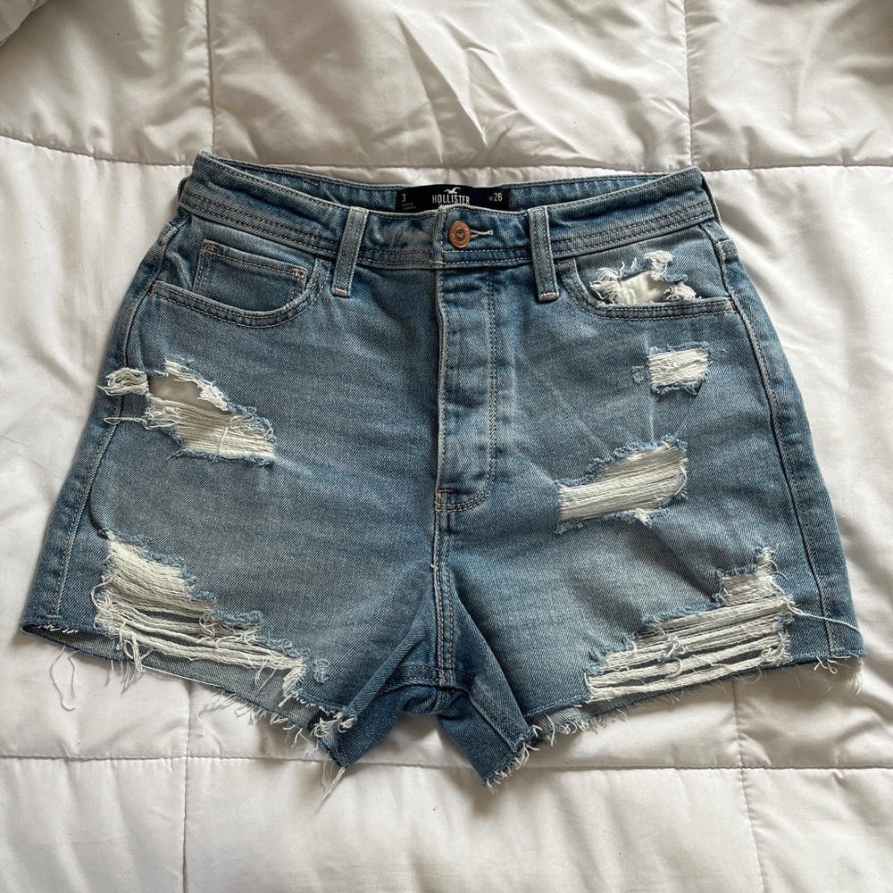 hollister high waisted shorts